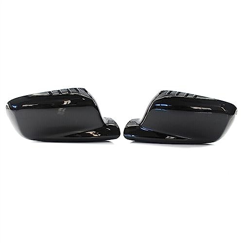 Coques de rétroviseur noir brillant pour BMW E46 Coupé et E65 E66 E67