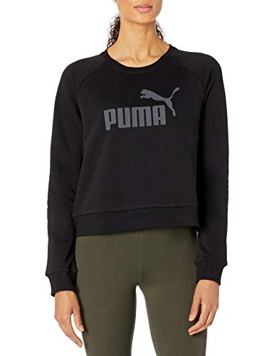 PUMA Women's NO. 1 Crew Neck, Cotton Black, XL