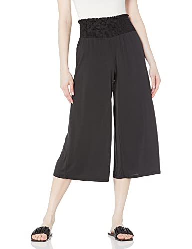 kensie Women's Modal Jersey Mixi Pant, Black, XL kensie Women's Modal Jersey Mixi Pant, Black, XL