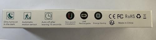 VCY Under Cabinet Lights, 280 Lumens Wireless Motion Sensor Light with 4 Modes, USB Rechargeable Closet Lighting, Magnetic & Adhesive Stick-On for Kitchen, Wardrobe, Hallway, Stairs, Cupboard (2 Pack) - Cosy Home Interiors VCY Under Cabinet Lights, 280 Lumens Wireless Motion Sensor Light with 4 Modes, USB Rechargeable Closet Lighting, Magnetic & Adhesive Stick-On for Kitchen, Wardrobe, Hallway, Stairs, Cupboard (2 Pack) - Image 13