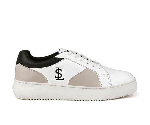 Image of LOUIS STITCH Men's Casual Lightweight Lace-Up Low-Top Sneakers for Men| Cushioned Comfort | Lightweight & Comfortable Casual Lace-Up Shoes | LSP-SNK-AVI-Lace-Ups