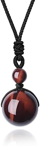 COAI Genuine Stone Bead Healing Crystal Necklace