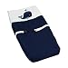 Sweet Jojo Designs Blue Whale Collection Girls Boys Baby Changing Pad Cover