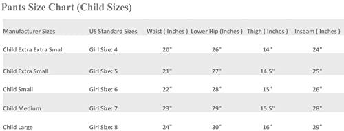 NY2 SPORTSWEAR Figure Skating Practice Pants with Spangles S102 - Child Sizes- (Child Extra Small) Black