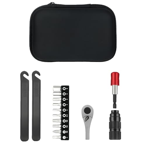 ARCUAT 15Pcs Bike Tool Kit Portable, 1/4 Inch Small Torque