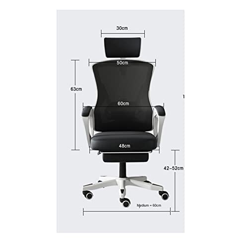 Chaise de bureau pivotante et inclinable Comter pour maison - 4
