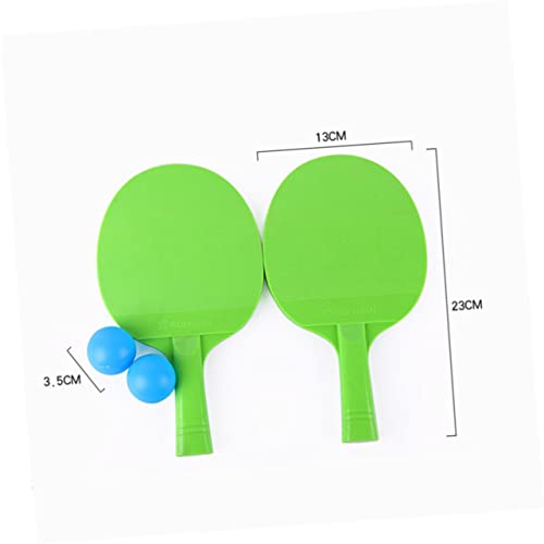 Yardwe 3 Partidas raquetes de pong brinquedo tenis de mesa tênis de mesa raquete de tênis infantil r