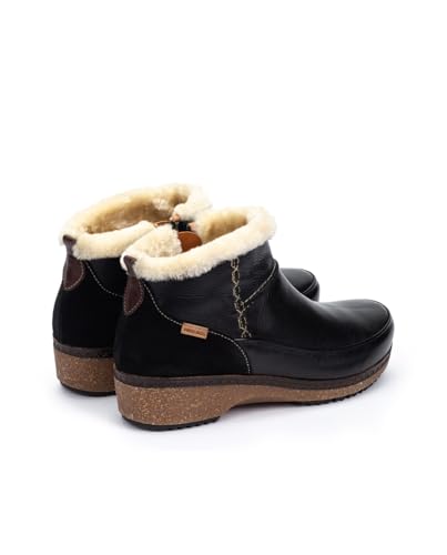 PIKOLINOS womens Pikolinos Flat Ankle Boots Leather Granada for Woman Color Black3