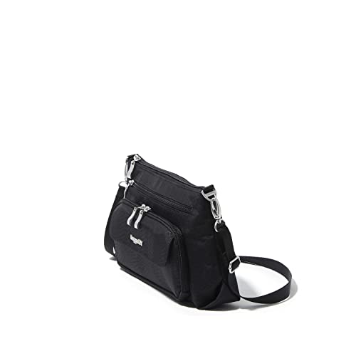 Image of Baggallini Original Everyday 11x7.5 Crossbody Bags Rfid Protected Lightweight Nylon Zippered Travel Purse