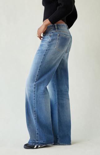 PacSun Women's Casey Low Rise Baggy Jeans Medium Indigo2