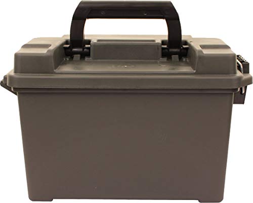 Boîte à munitions US Calibre 50 en plastique olive AB Solid pour rangement - 4