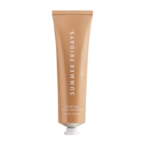 Summer Fridays Overtime Mask – Clarifying + Exfoliating Face Mask – Helps Brighten Dull or Congested Skin with Pumpkin & Apricot Seed Powder (2.25 Oz)