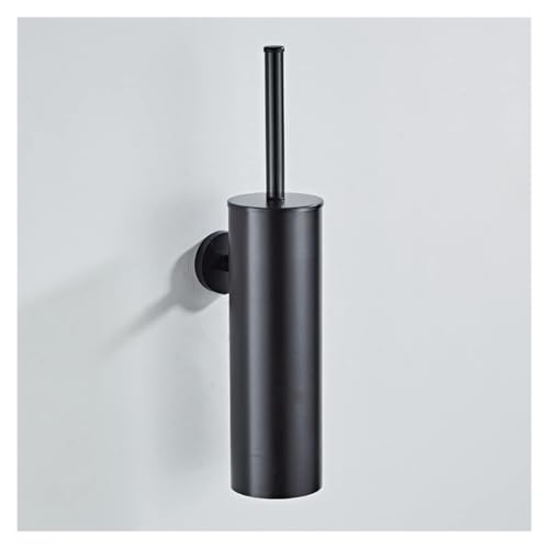 Wall-Mounted Stainless Steel Toilet Brush & Plunger Set - d & Matte Black Bathroom Accessories with Holder - Stylish & Bathroom Essentials
