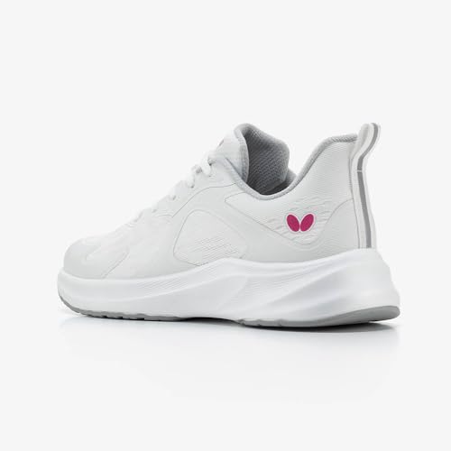 Butterfly Lezoline TR Shoes: A Lightweight Outdoor Sneaker with a Thick Sole for a Soft Feel, Excellent Cushion and Subtle Stylish Urban Design, White4