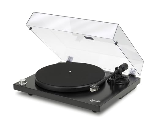 Dynavox PS-320 Platine disques, Platine Manuelle à entraînement par Courroie et Fonction Streaming Bluetooth, Préamplificateur Phono commutable intégré, Vitesses 33 et 45 t/MN 207814 Noir - Les Beatles, Paul McCartney, John Lennon, RIngo Starr, George Harrison Dynavox PS-320 Platine disques, Platine Manuelle à entraînement par Courroie et Fonction Streaming Bluetooth, Préamplificateur Phono commutable intégré, Vitesses 33 et 45 t/MN 207814 Noir