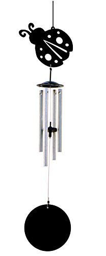 Image for Musical Chimes Silhouette Tuned Wind Chime, Ladybug