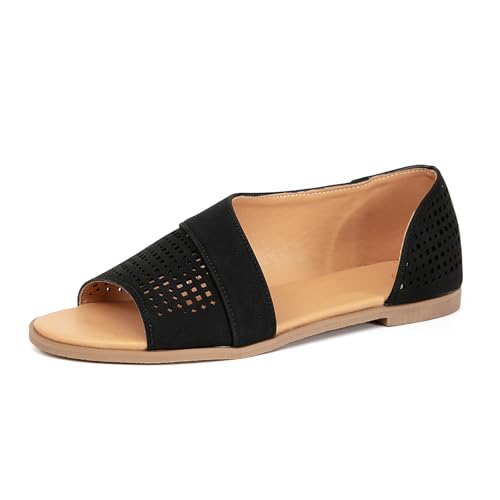 Sandalias planas para mujer GATUXUS cómodas e ideales para tus paseos casuales de verano
