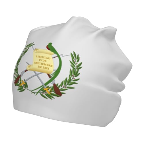 National Emblem of Guatemala Children Hip Hop Knitted Hat Kids Elastic Leisure Knit Cap Warm Sleep Beanies Black