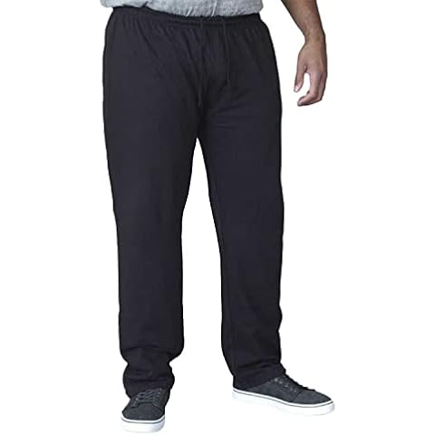 Duke Mens Kingsize Rory Lightweight Fleece Jogging Bottoms (8XL) (Black) Cover