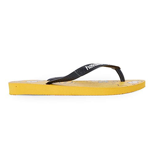 Chinelo, Havaianas, Simpsons, Amarelo Banana/Preto, 35/36, Adulto Unissex