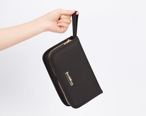 ROWNYEON Lipstick Organizer Case Lipstick Holder Portable Lipstick Bag Travel Makeup Bag Cosmetic Case Large Capacity Lipstick Carrying Case Makeup Artist Lip Gloss Storage Bag