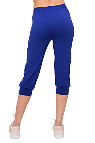 Always CJOG128-ROYALBLUE-M Women'S Capri Jogger Pants thumb #3