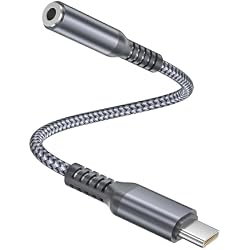 Elebase iPhone 17 17e 16 Pro Max Headphone Adapter 0.6FT,USB C to 3.5mm Aux Audio Converter,Type C to 1/8 Inch Auxiliary Jack for New Apple 17 Air 16 16e 15 Plus,iPad mini 7 6 Air,Galaxy S26 S25 S24