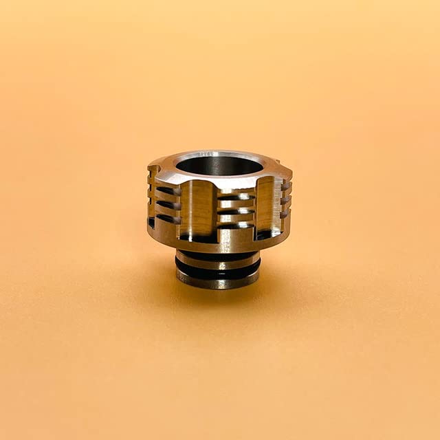 RUIYITECH Edelstahl 510 Gewinde Adapter Anschluss für Billet Box/Pulse AIO Mod Drip Tip Adapter (510 bis 510 SS)