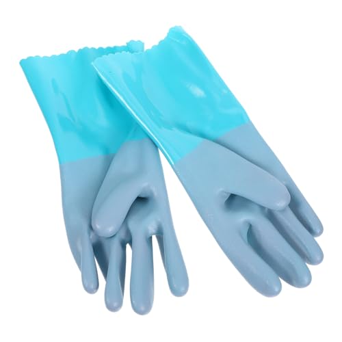 Kisangel Guanti per Pulizia Pesce e Manipolazione Frutti di Mare Antiscivolo Guanti Lavoro Resistenti e Confortevoli Riduzione Affaticamento Mani Multiple per Cucina e Pescheria