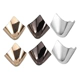 [SAFIGLE] 3組 色高ヒールトウチッププロテクター 魅力的で耐久性ある靴先保護カバー 婦人靴用メタル尖端ガード 結婚式 卒業式にな