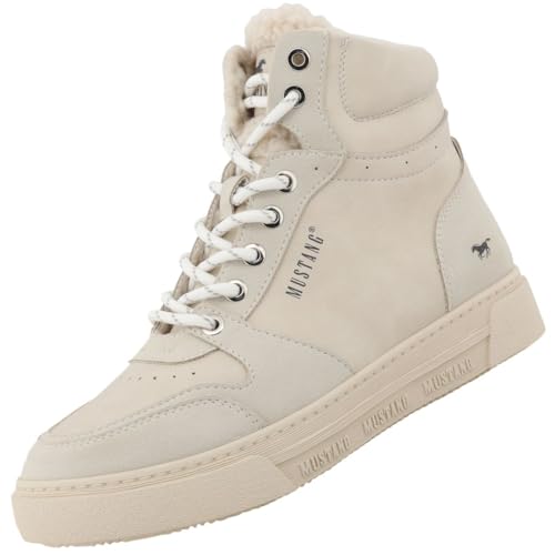 MUSTANG Damen High Top Sneaker White EU 40