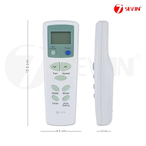 Image of 7SEVEN Compatible with Lg Ac Remote Control Original AKB73616103 Model 75 Suitable for Split Window Air Conditioner 1 1.5 2 Ton and Replicate of Genuine Remotes