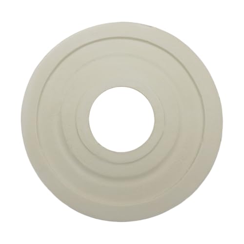 Image of HEVSTIL Gold Ceiling Medallion 12 inchOD x 3.94 inchID, PU Light Fixture Cover | PU material, gold finish, 12 inch OD, 3.94 inch ID, lightweight, for chandeliers, ceiling fans, elegant home decor