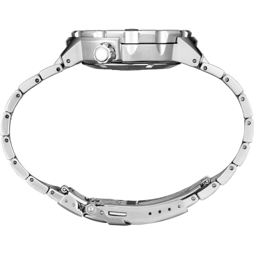 SEIKO Men's Seiko SRPG57 Seiko Prospex Ends Watch Black 42.4mm Stainless Steel Blue Silver Tone Casual, Diver, Luxury Sport, Blue, Silver Tone, Casual, Diver, Luxury Sports