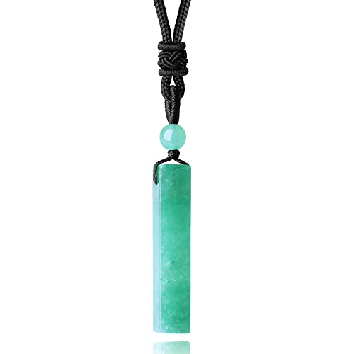 Collier homme pierre naturelle noire, cadeau de Noël élégant