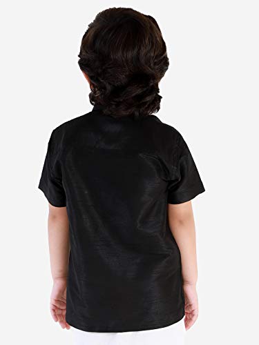 Image of VASTRAMAY Boy's Silk Blend Regular Fit Shirt