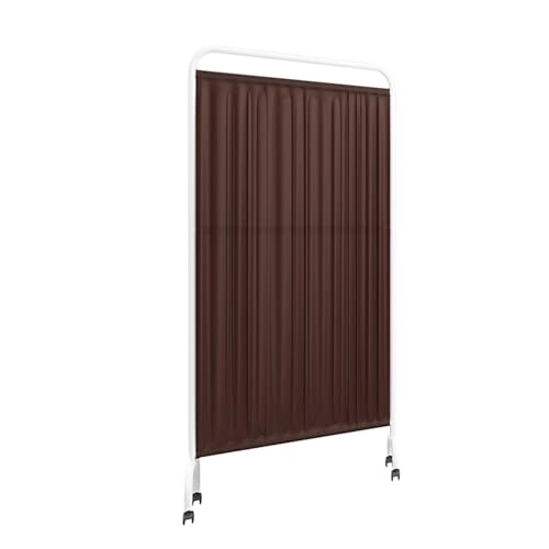 高さ6フィートのプライバシースクリーン、病院用間仕切り、キャスター付き、折りたたみ式クリニック用垂直ドアパーティション、自由に取り付け可能、組み立て簡単(Color 3,1-panel)