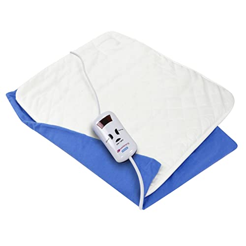 Almohadilla Eléctrica Universal Pequeña con Funda | Tamaño 40 x 30 cm | 110 W de Potencia y 4 Niveles de Temperatura | Almohadilla Térmica y Funda Elaborada en Algodón 100% | Pekatherm U20T Cover