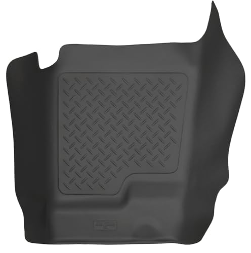 Husky Liners Weatherbeater Floor Mats | Fits Various 2007-2014 Chevrolet Silverado & GMC Sierra Crew & EXT Cab, Avalanche, Suburban, Yukon, Tahoe | Center Hump, 1-pc Black - 82281