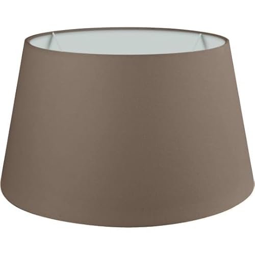 Wogati Premium Baumwoll Lampenschirm Braun XXL