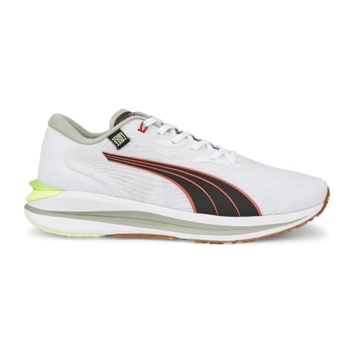 PUMA Mens Fm X Electrify Nitro 2 Running Sneakers Shoes - White