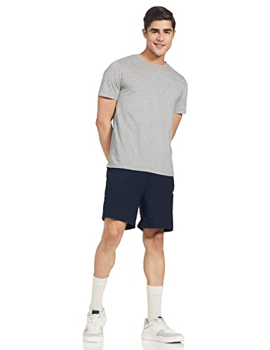 Max Men's Regular Fit Solid Lounge Shorts (Navy_XL) - Image 5 thumbnail