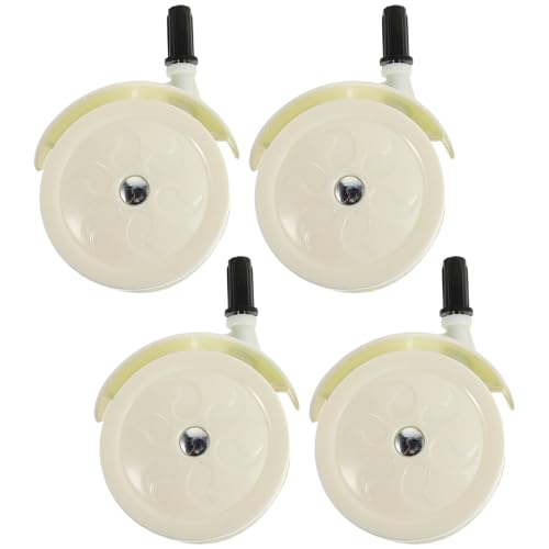 Gatuida 4 ruedas para carrito de bebé, cochecito y andador. Repuesto de ruedas giratorias para cochecito infantil, silla y carrito para niños pequeños.
