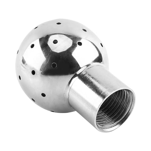 Bola de aerosol giratoria - Bola de limpieza de tanque de acero inoxidable | Herramienta de limpieza del tanque de rosca sanitaria de 360 ​​° Patrón de pulverización | Dispositivo de enjuague de lavad