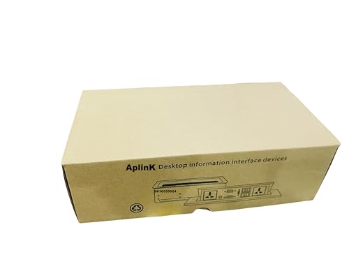 Image of Desktop Pop Up Box with 4 Outlets Connection Box Desktop Pop Up Outlet (Black)