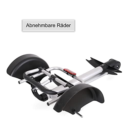 ANDERSEN Einkaufstrolley - Tura Shopper Ortlieb rot 49 L Handwagen, wasserdicht, wetterfest, Aluminium, Griff ergonomisch, klappbar, Kugellagerad – Bild 6