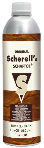 BALLISTOL 23833 - Scherell's SCHAFTOL dunkel - Edelholzpflege für Gewehrschaft - 500 ml Flasche zur Schaftpflege