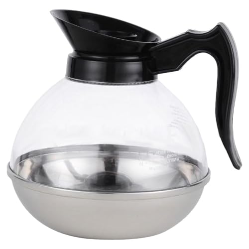 Sosoport Stainless Steel Tea Kettle Stovetop Induction Handle Tea Pot For Stove Black Kettle Teapot For Stovetop Glass Water Heater 2.1L-3L Heating coffee