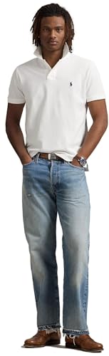 Image of POLO RALPH LAUREN Men's Custom Slim Fit Iconic Mesh Polo