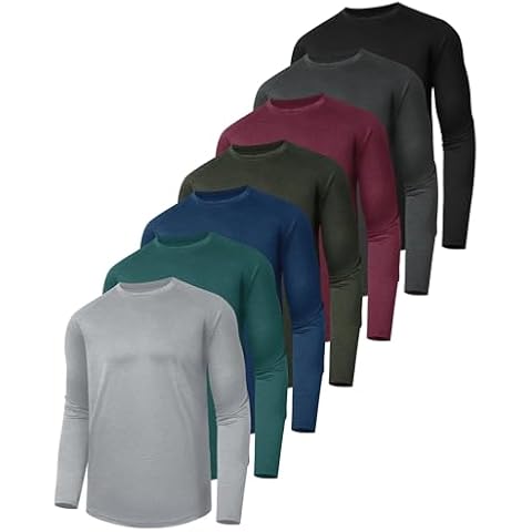 BOOJO 7 Pack Long Sleeve Shirts Cover